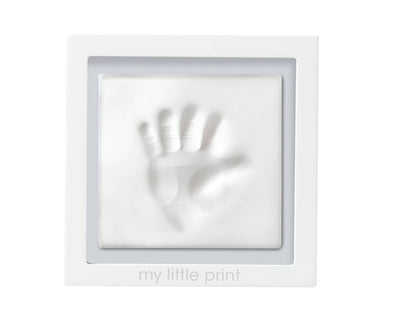 Babyprints Clay Keepsake Frame, White