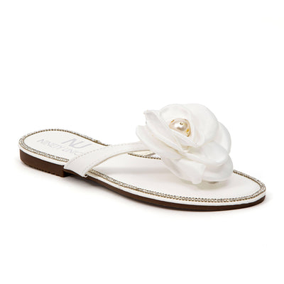 Hawaii White Flower Sandal