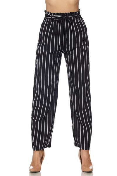 High Waisted Striped Pants