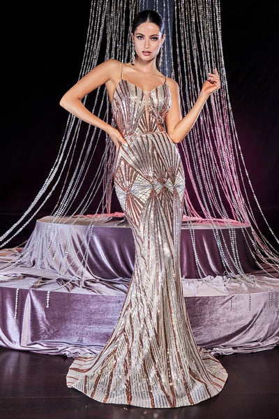 Art Deco Sequin Gown